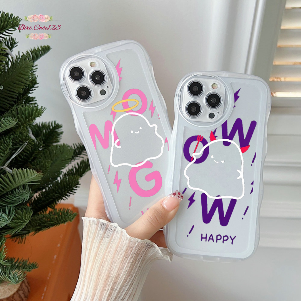 CUSTOM SOFTCASE WAVE GELOMBANG CLEAR CUSTOM MOGOW FOR OPPO A3S A1K A5S A15 A16 A17 A76 A37 A39 A57 A5 A9 A52 A53 A54 A55 A57 A77S A71 F1S F5 F7 RENO 4 4F 5 5F 6 7 8 7Z BC7503