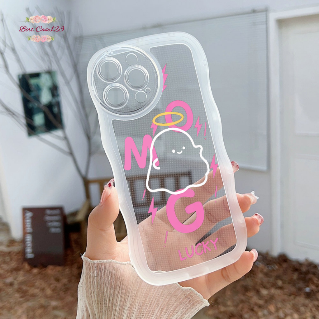 CUSTOM SOFTCASE WAVE GELOMBANG CLEAR CUSTOM MOGOW FOR OPPO A3S A1K A5S A15 A16 A17 A76 A37 A39 A57 A5 A9 A52 A53 A54 A55 A57 A77S A71 F1S F5 F7 RENO 4 4F 5 5F 6 7 8 7Z BC7503