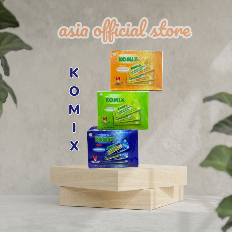 Komix Sirup Obat Batuk All Varian Isi 30 Sachet ( 1 Box )