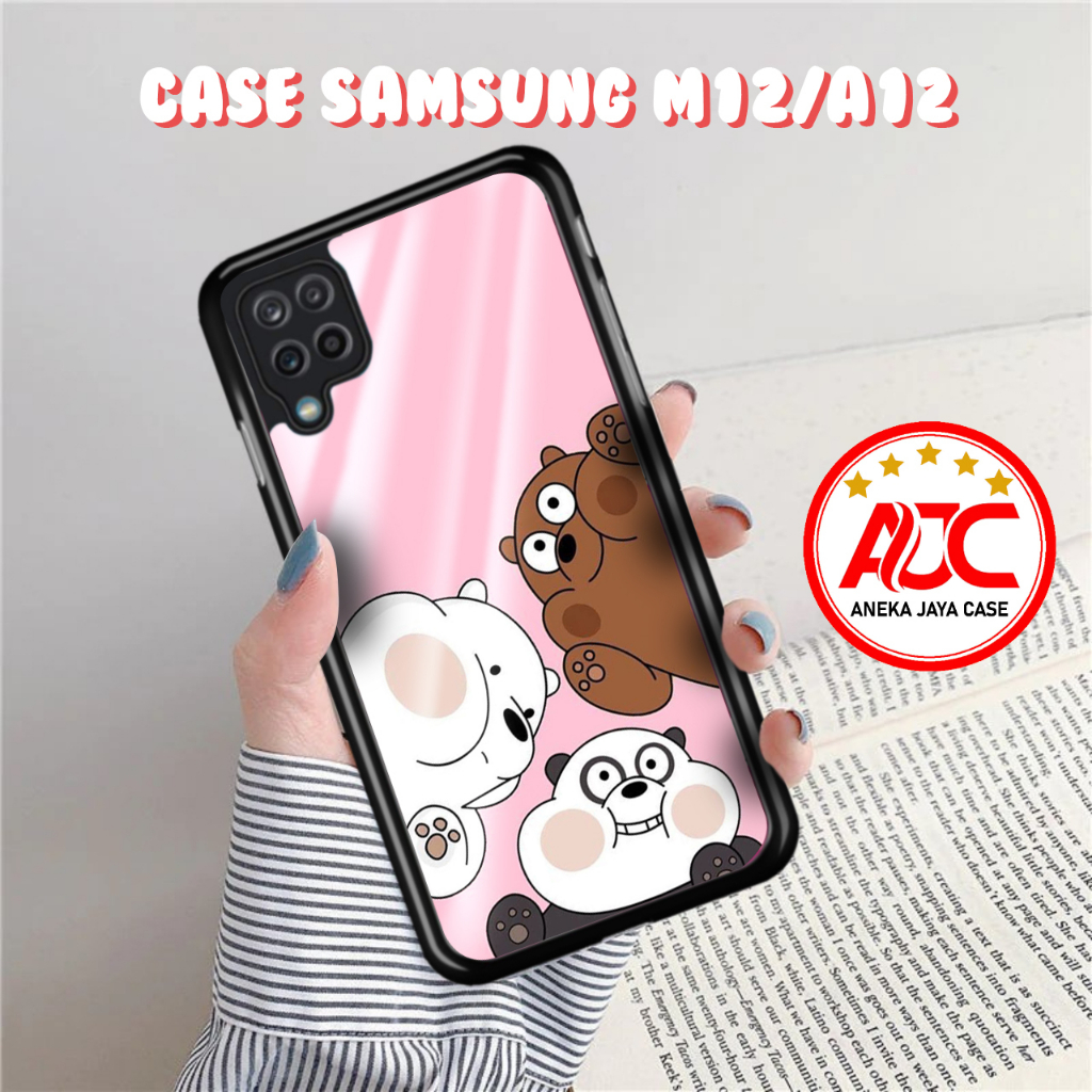 Case SAMSUNG M12 /A12 Casing SAMSUNG M12 /A12 Case PANDACUTE Casing Promo Terlaris Karakter 2023 Cas