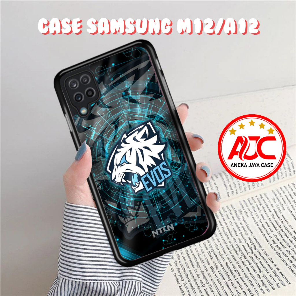 Case SAMSUNG M12 /A12 Casing SAMSUNG M12 /A12 Case EVOS Casing Promo Terlaris Karakter 2023 CasingMu