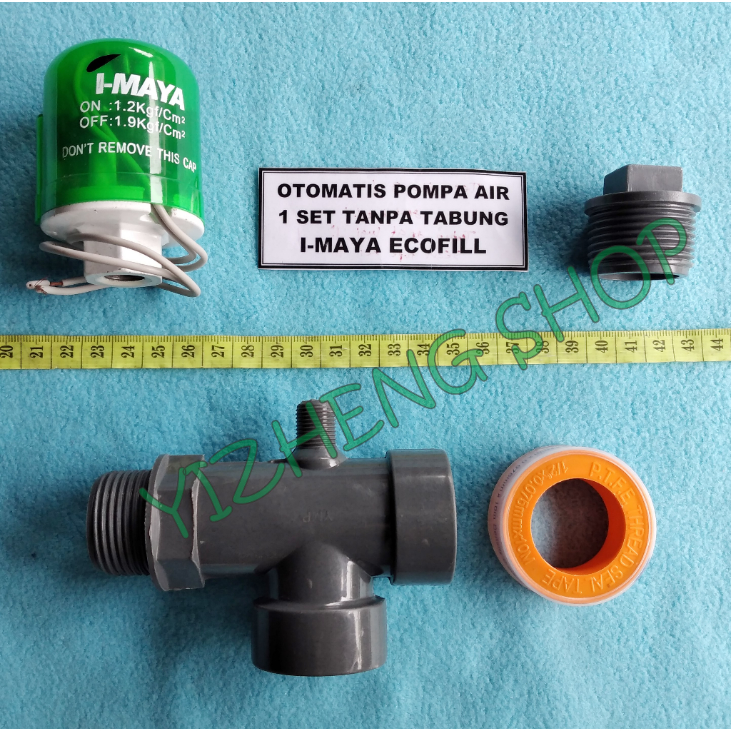 OTOMATIS POMPA AIR 1 SET TANPA TABUNG I-MAYA ECOFILL