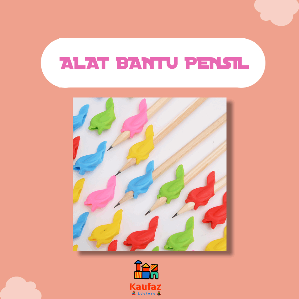 

KAUFAZ Alat Bantu Pensil / Grip Pencil / Pegangan Pensil Untuk Anak Belajar Menulis