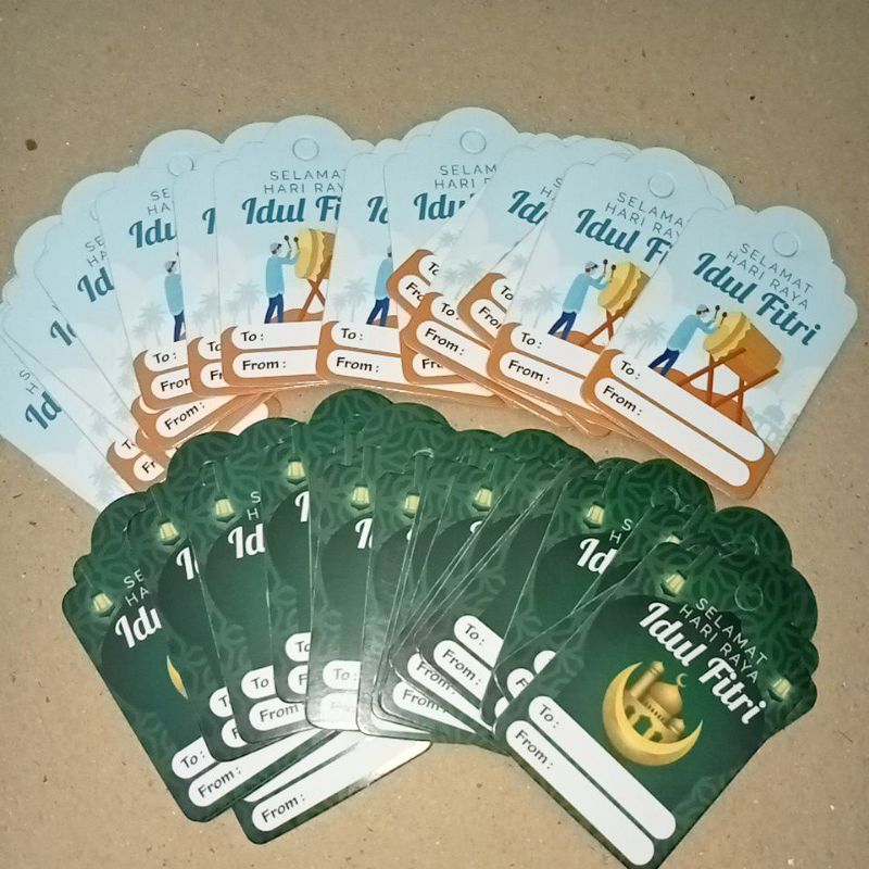 

hang tag lebaran idul fitri