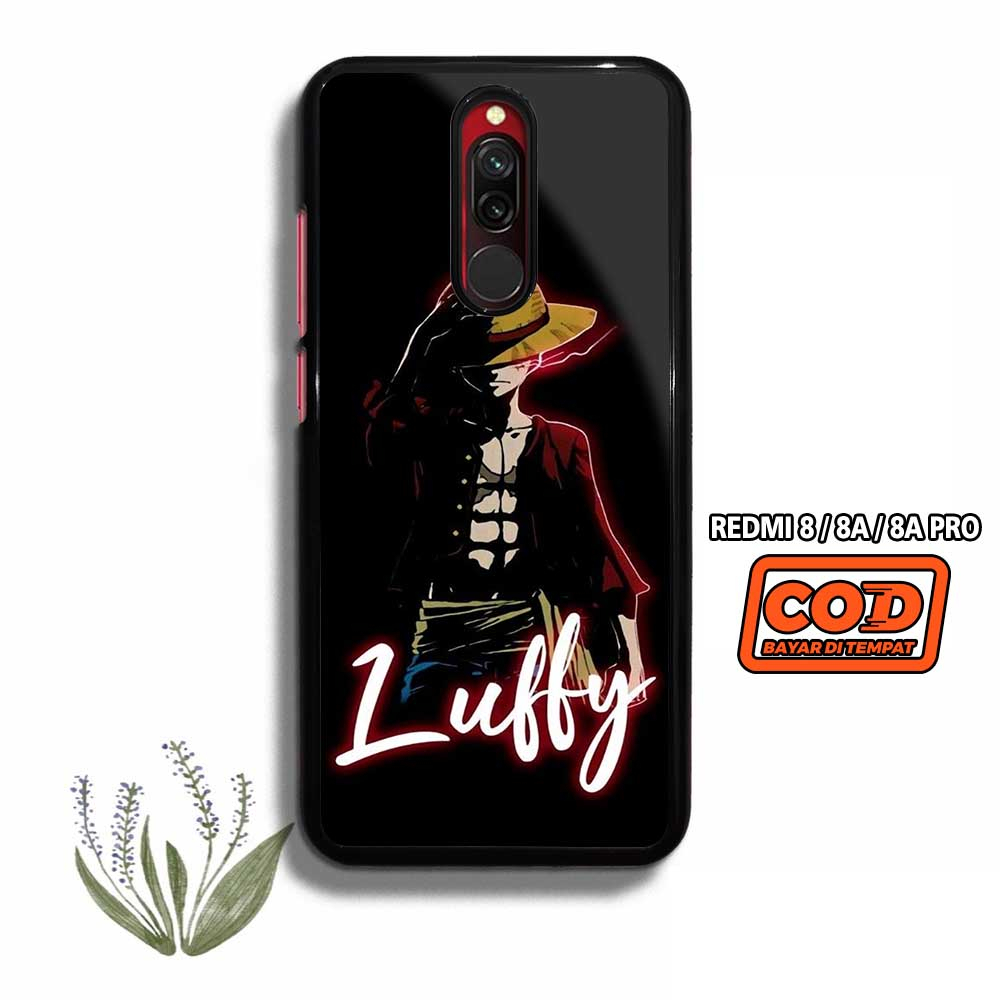 RC Case Xiaomi Redmi 8 Motif Luffy One Piece Casing 2D Glosy Redmi 8A Softcase Kilau Redmi 8A pro Te