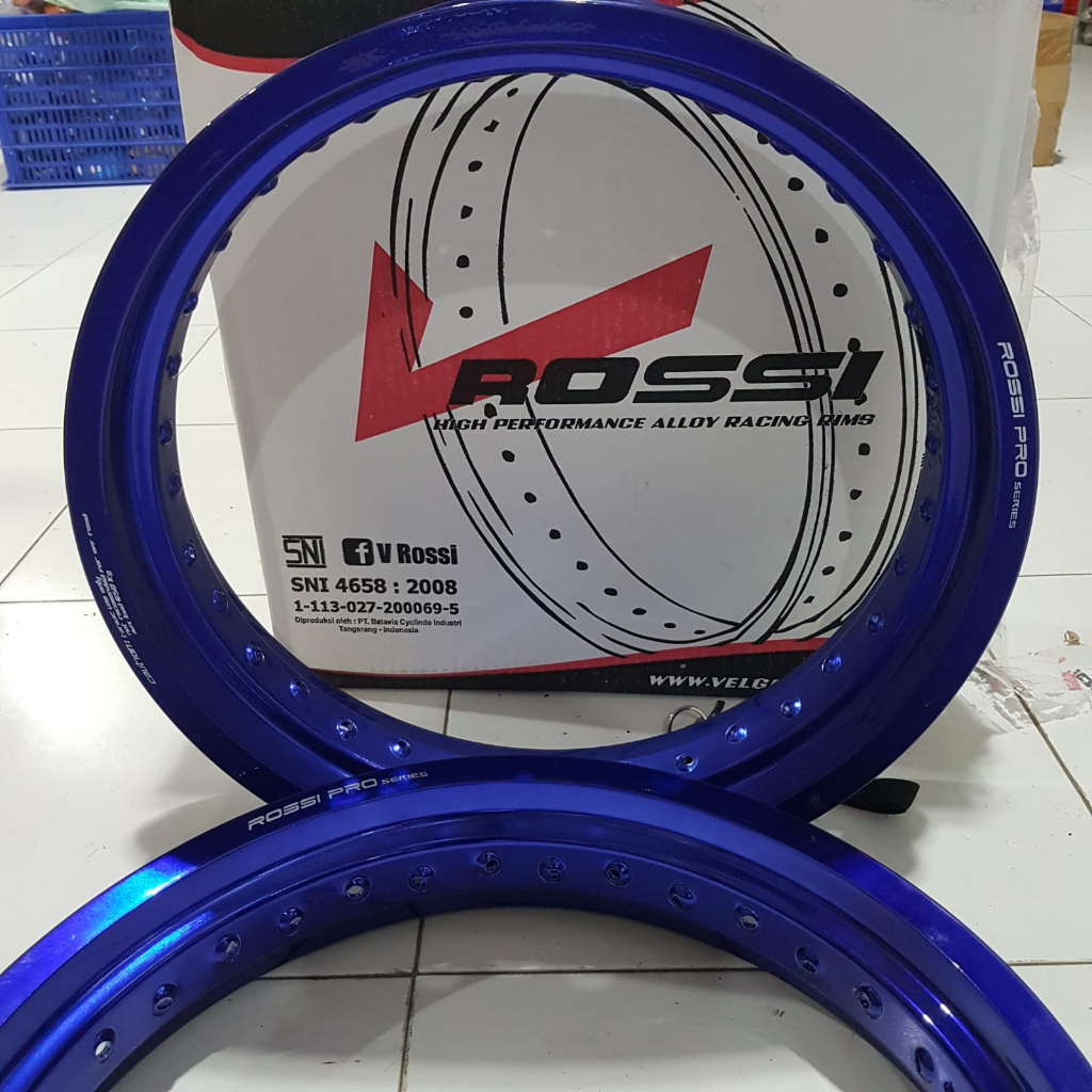 VELG ROSI SUPERMOTO 300/350 RING 17 WARNA BIRU
