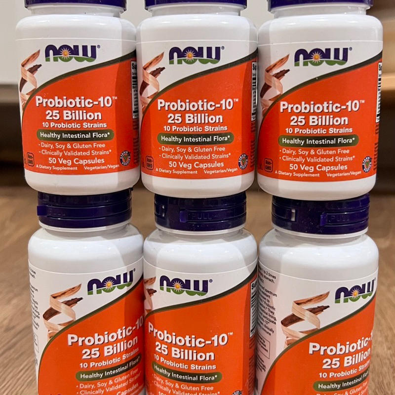 Now Probiotic 10 25 Billion 50 Vegetable Capsule