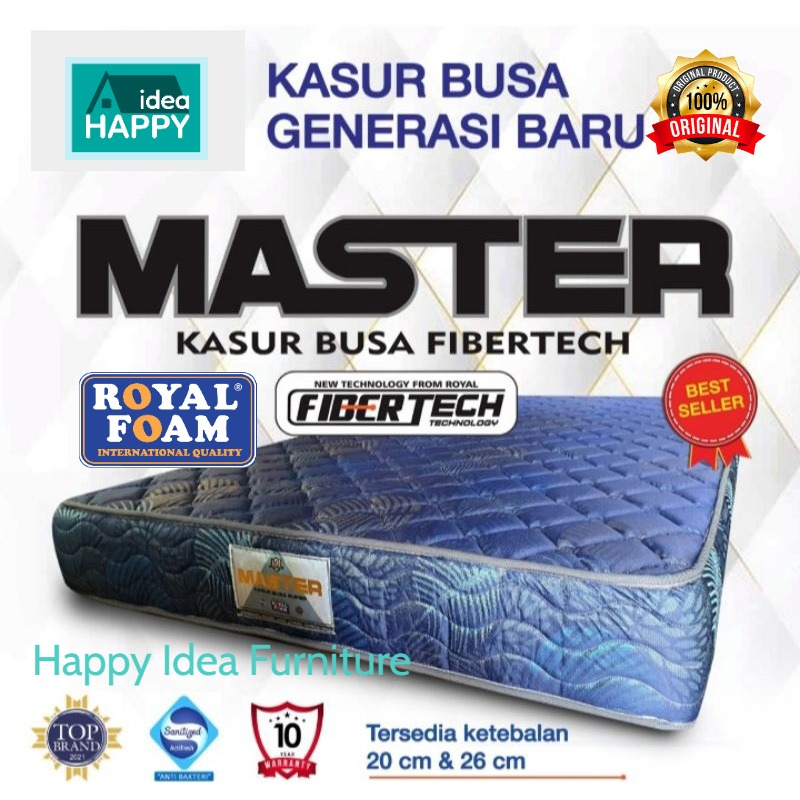 HAPPY IDEA - Kasur Busa Ortopedi Royal Foam Master Orthopedic Rebonded Murah Berkualitas Garansi 10 