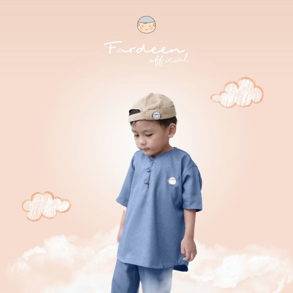 Koko Anak Premium Katun Madinah SALMAN set