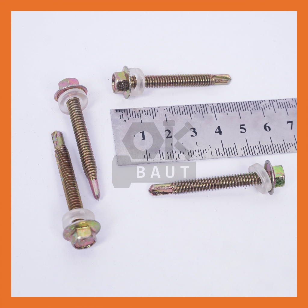 Fix SDS Kuning karet 12 x 45 drilling screw
