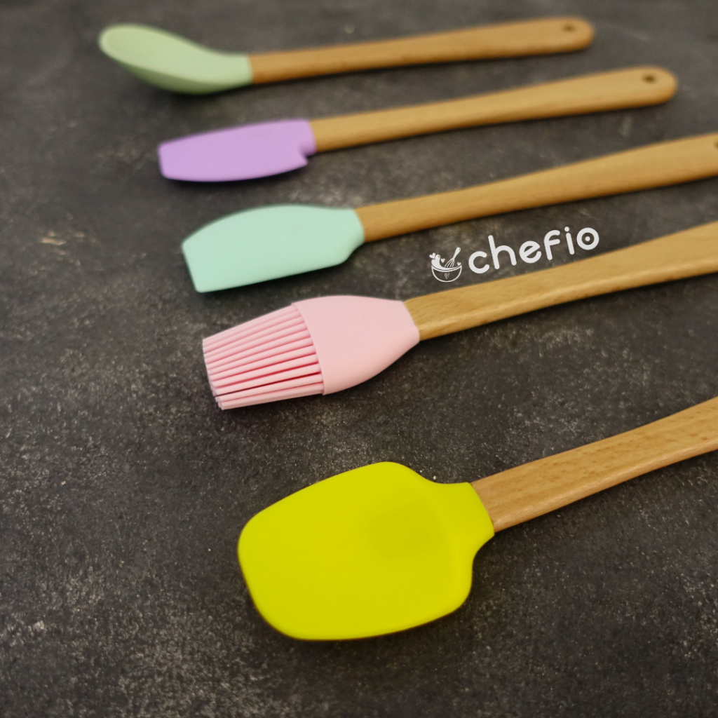 Chefio Utensil Mini Set isi 5pcs / Mini Sodet / Mini Spatula