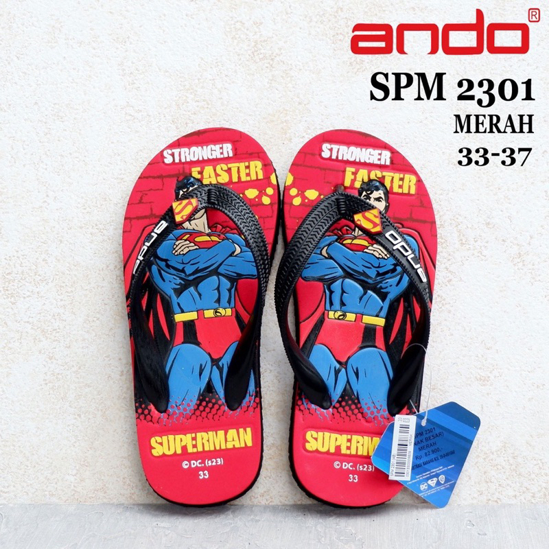 Sandal Jepit Anak Ando Superman