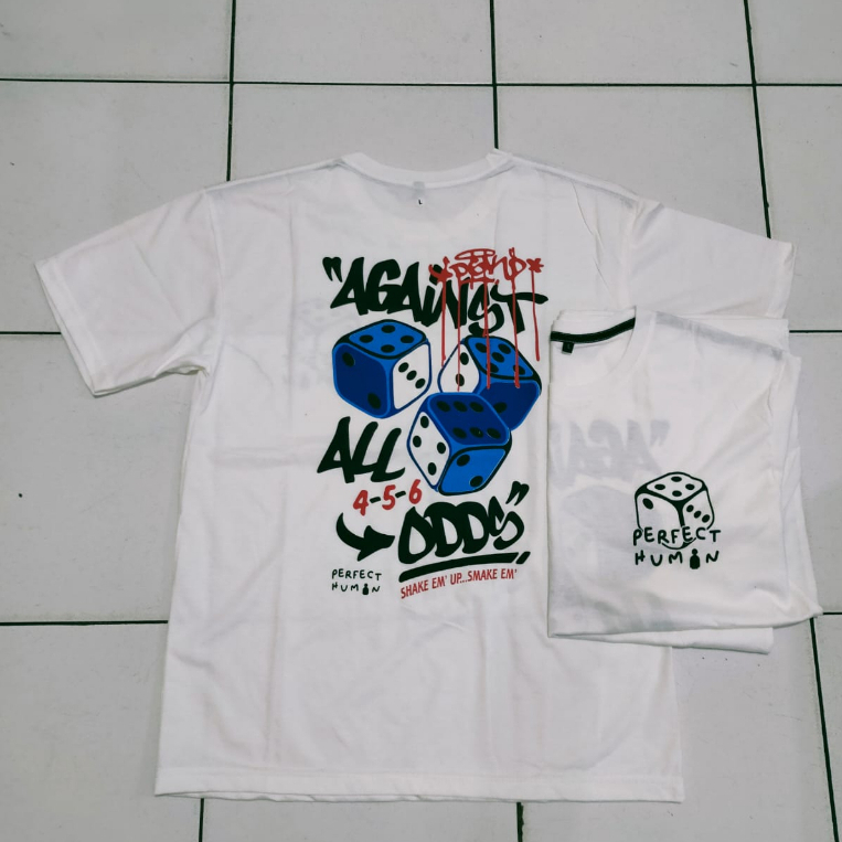 Kaos murah Kaos distro murah baju  distro pria t-shirt murah combed30s PH DADU AGAINT