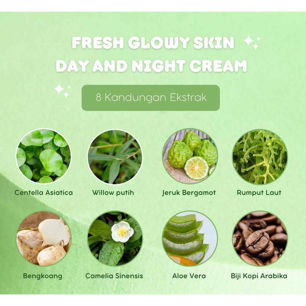 Mako by Seris Fresh Glowy Skin Day &amp; Night Cream