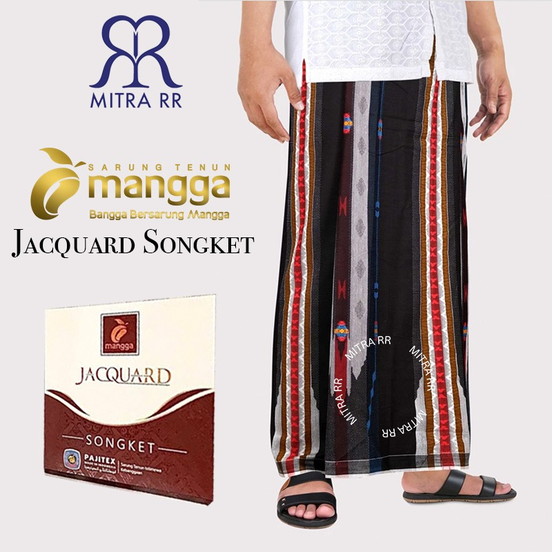 Sarung Mangga Jacquard Songket Sarung Tenun Dewasa Premium Satuan/ Grosir