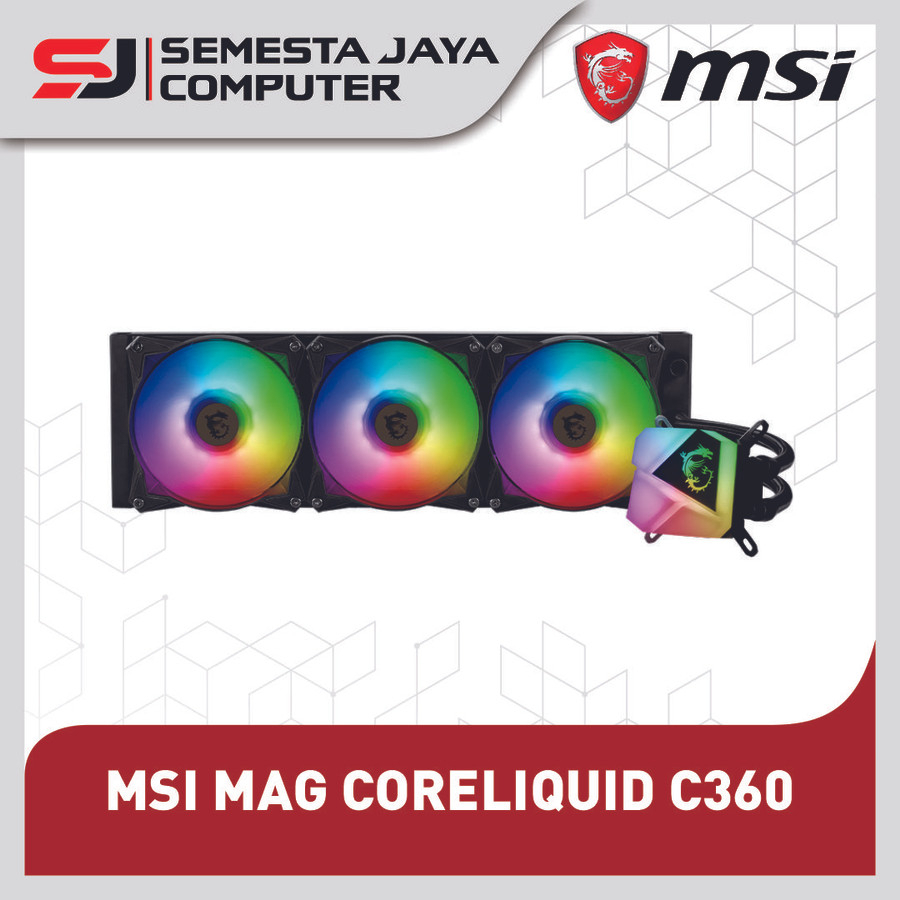 MSI MAG CORELIQUID C360 ARGB All In One Liquid Cooling 360mm