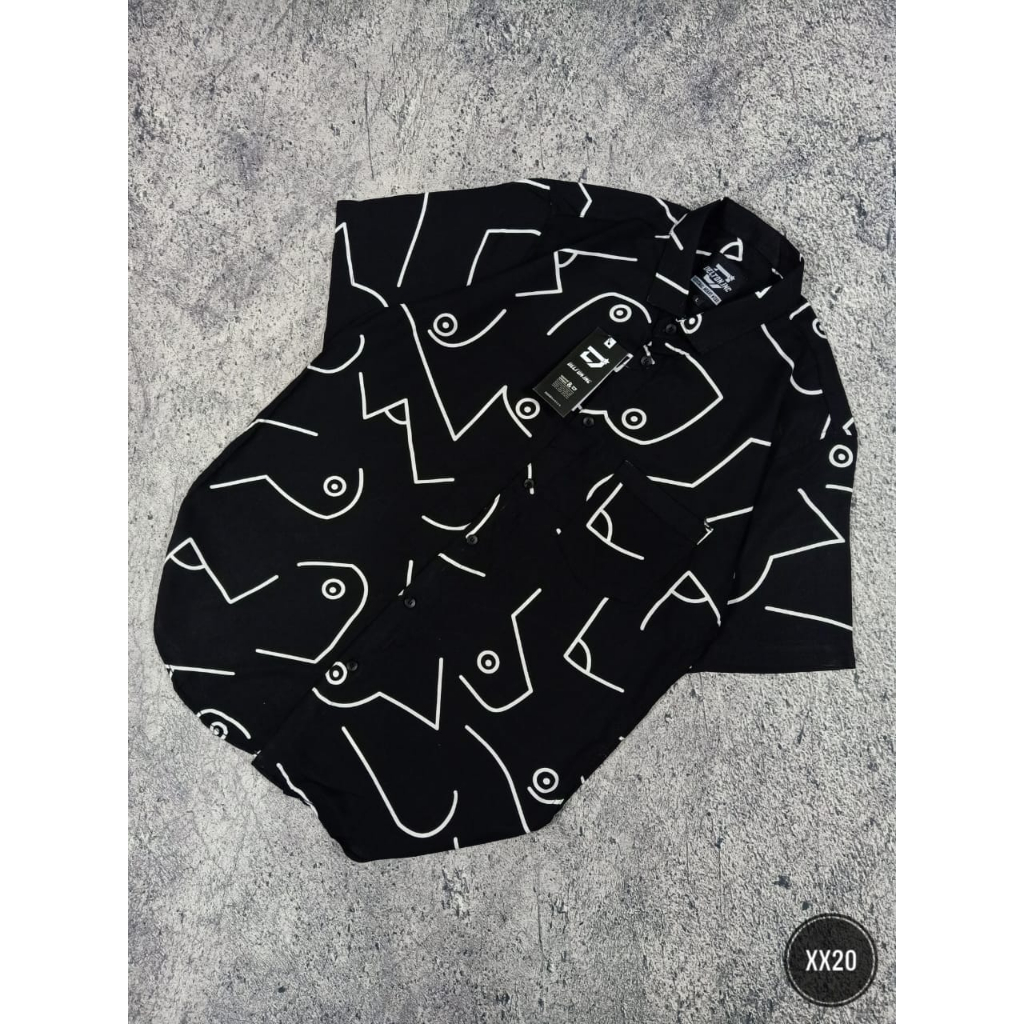 Kemeja Rayon Twill Premium Motif  (CS 10)