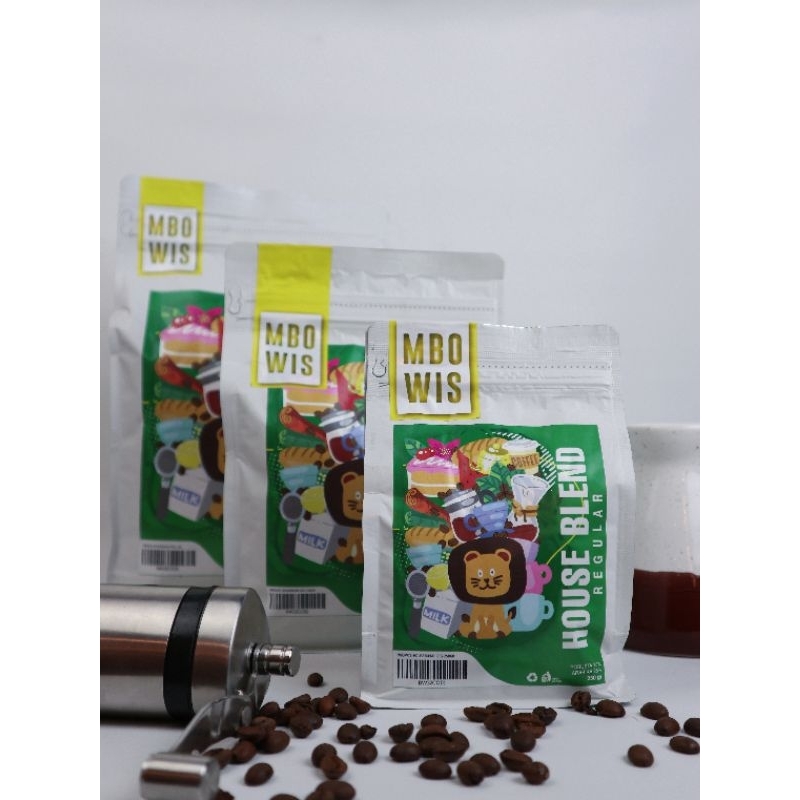 

coffee been MboWis houseblend reguler 500gr 75/25 arabika/robusta