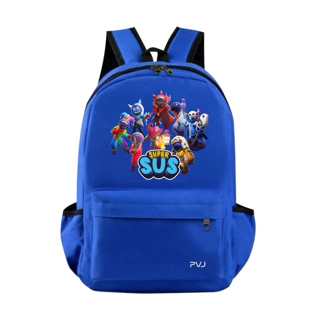 PVJ - Tas Anak Sekolah Backpak Supersus Game Terbaru Laki-laki dan Perempuan