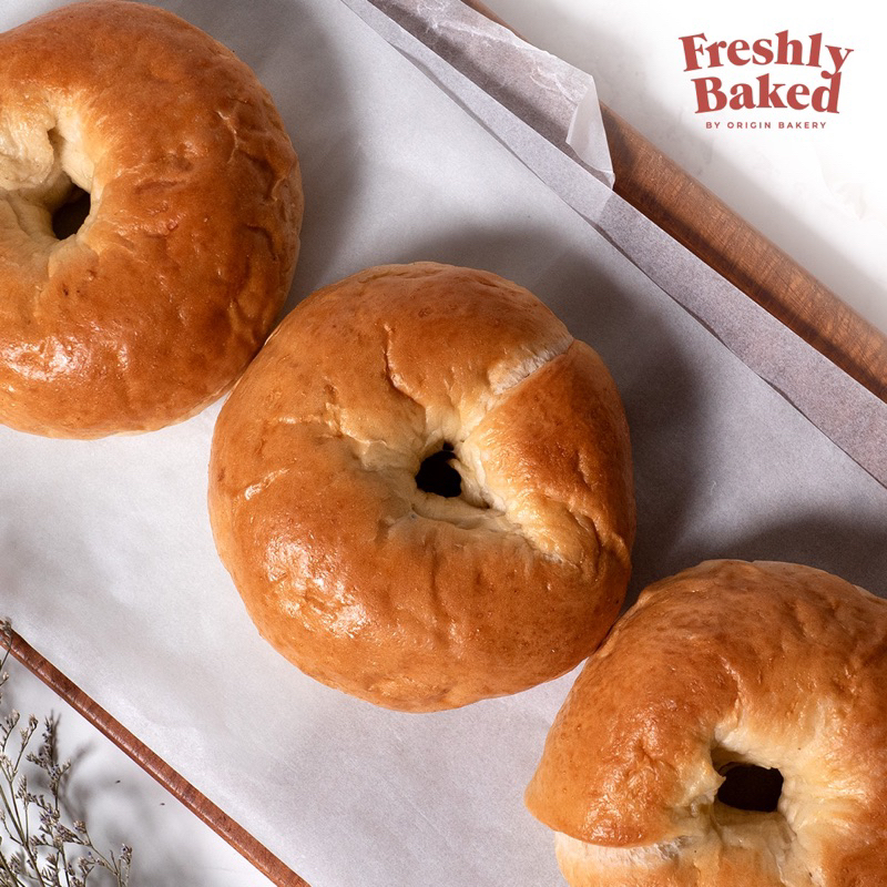 

Origin Plain Bagel - Freshly Baked by Origin Bakery