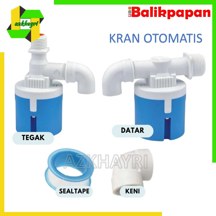 Kran Otomatis Bak Mandi 1/2 3/4 Inch Keran Tandon Air Pelampung Toren