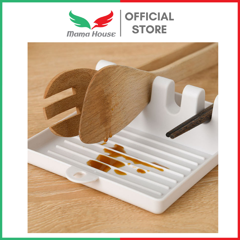 [MH] Rak Spatula Tempat Spatula &amp; Tatakan Spatula Dapur 5 Slot