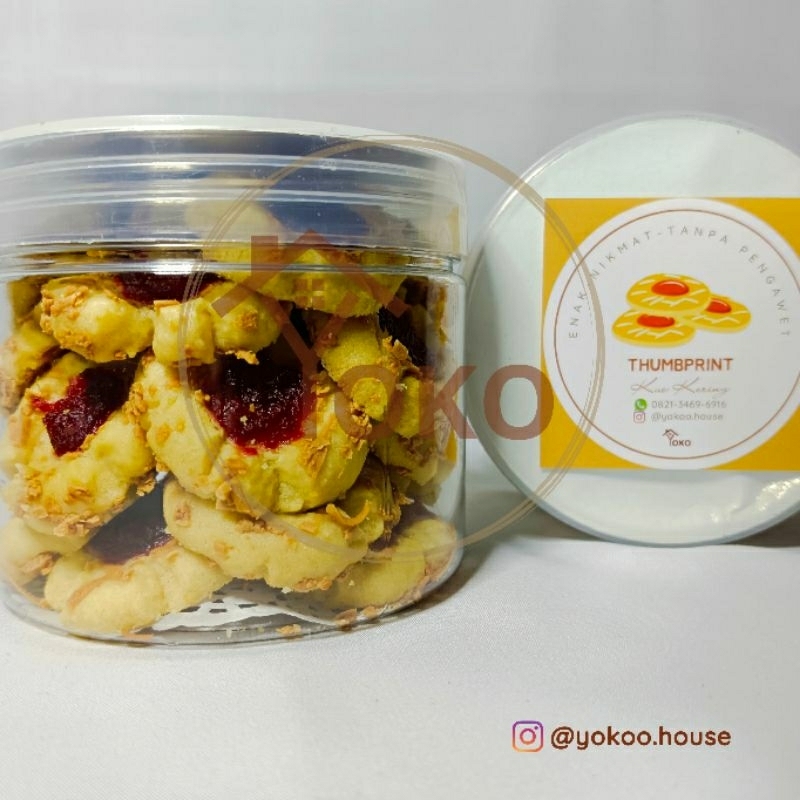 

THUMBPRINT COOKIES STRAWBERRY - Cookies 220gram