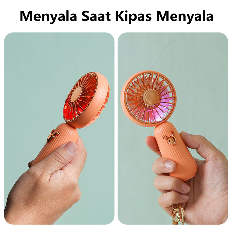 【READY STOCK】Kipas Angin Mini Genggam Cute/ Kipas Angin Portable / Kipas Angin Kecil Mini Fan / Kipas Angin Gengga