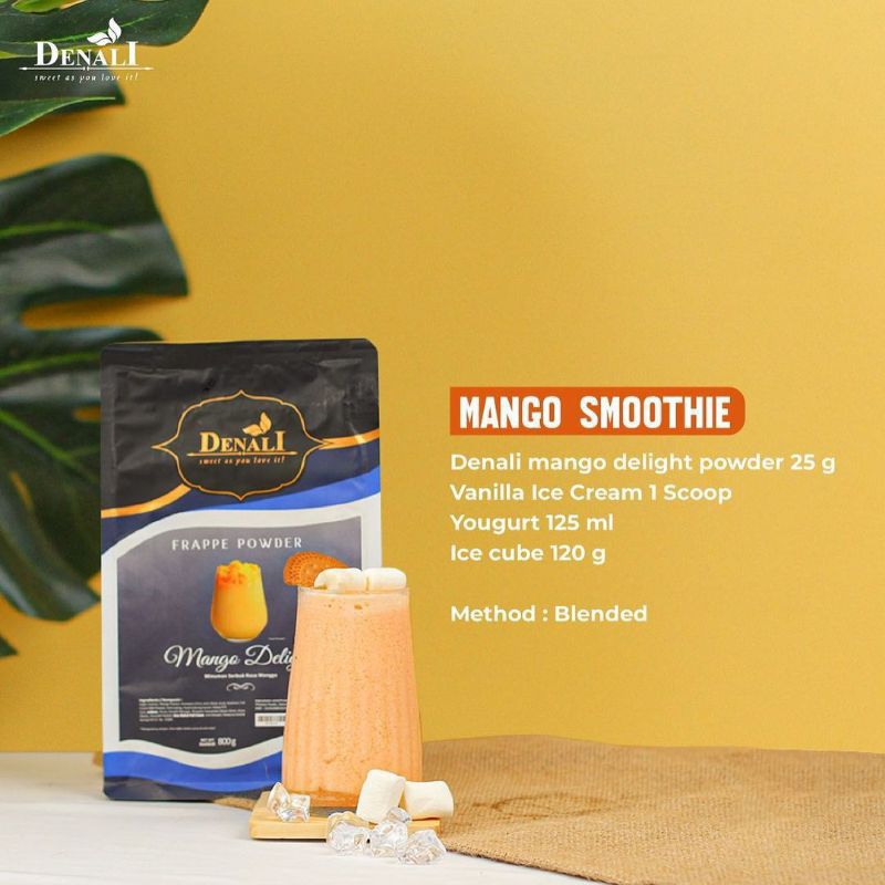 

powder denali mango smoothies 800gr / repacking sample 400gr