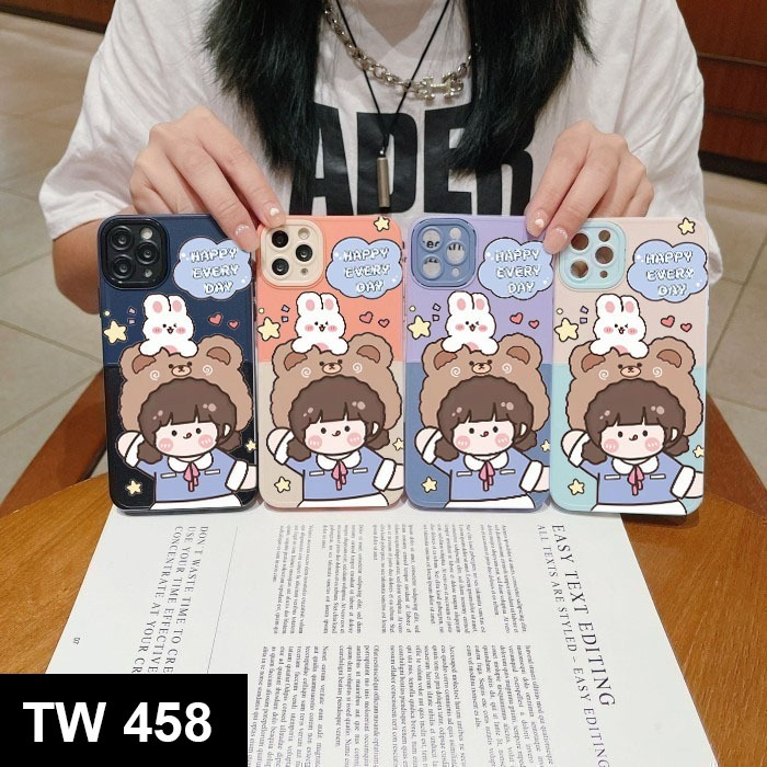 CASE MOTIF TWO TONE FOR VIVO Y35 2022 Y50 Y30 Y51 2022 Y51A Y53S CASE NEW MOTIF - BD