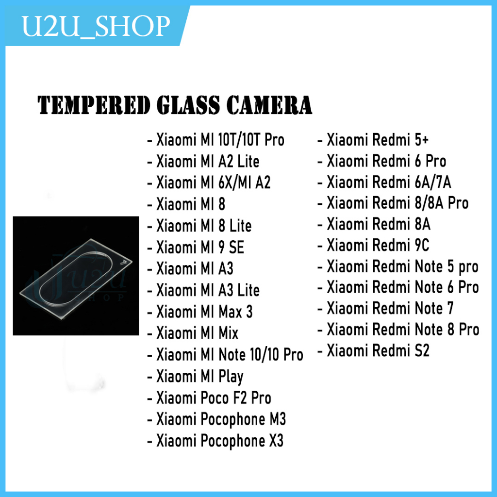 Tempered Glass Kamera Nano Flexible XIaomi Redmi 5 Plus Redmi 6 Pro Redmi 6 Pro 6A 7A Redmi 8 8A 8A Pro 9C Redmi Note 5 Pro Note 6 Pro Note 7 Note 8 Pro Note S2