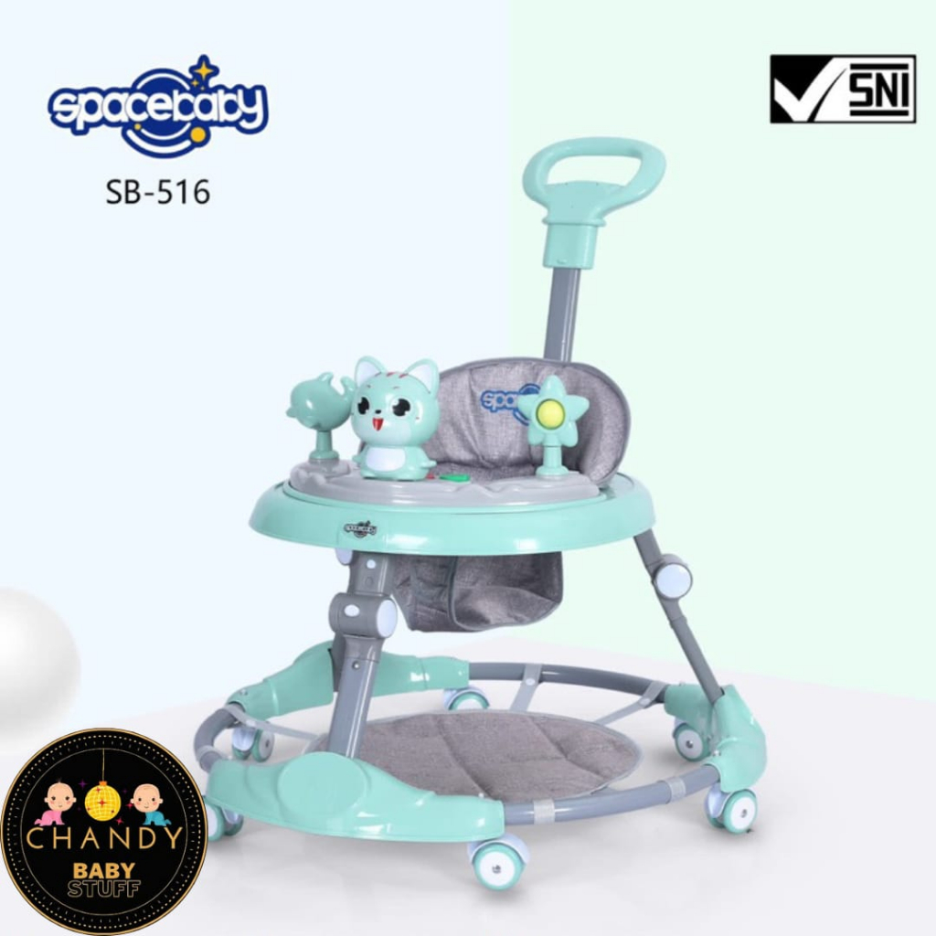 BABY WALKER SPACEBABY SB 516 MAINAN MODEL KUCING