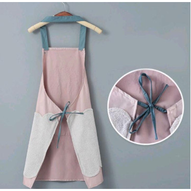 Celemek Apron Masak Karakter Waterproof Anti Minyak / Celemek Anti Air Bahan Kain Premium Quality