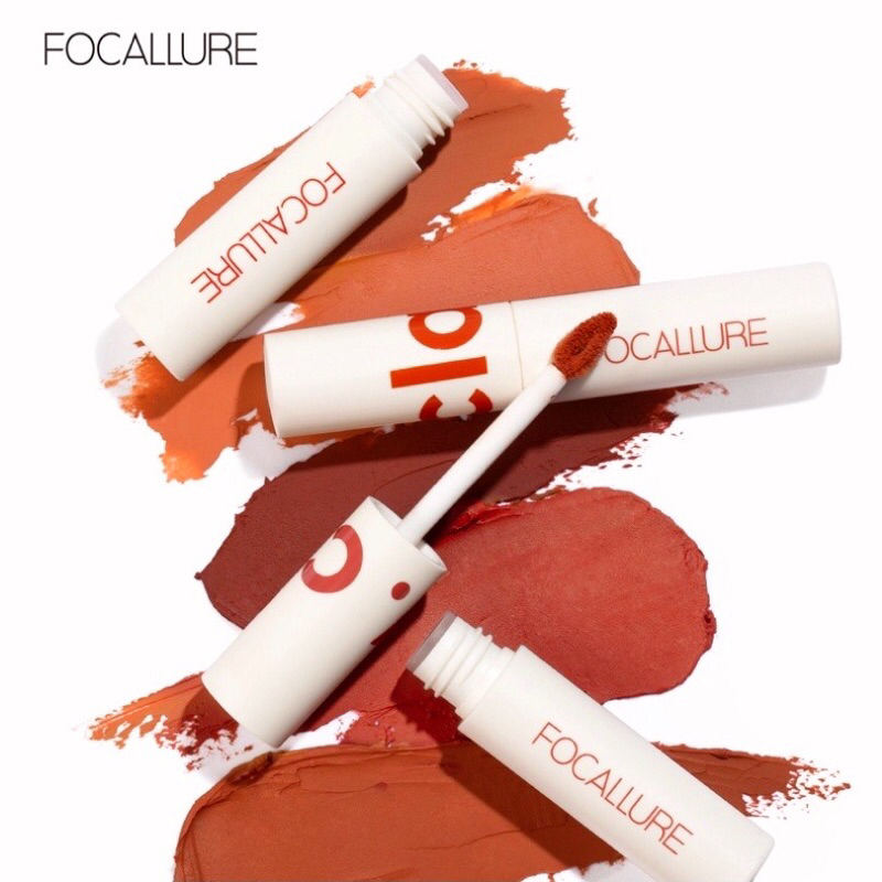 FOCALLURE Clay Pillowy Soft Liquid Lipstick - True Matte Liquid Lipstick | Matte Lipcream