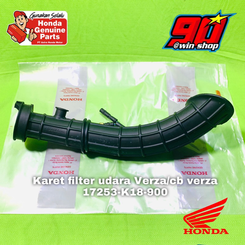 Karet selang box filter udara Verza/cb verza 17253-K18-900 tube air cleaner conecting