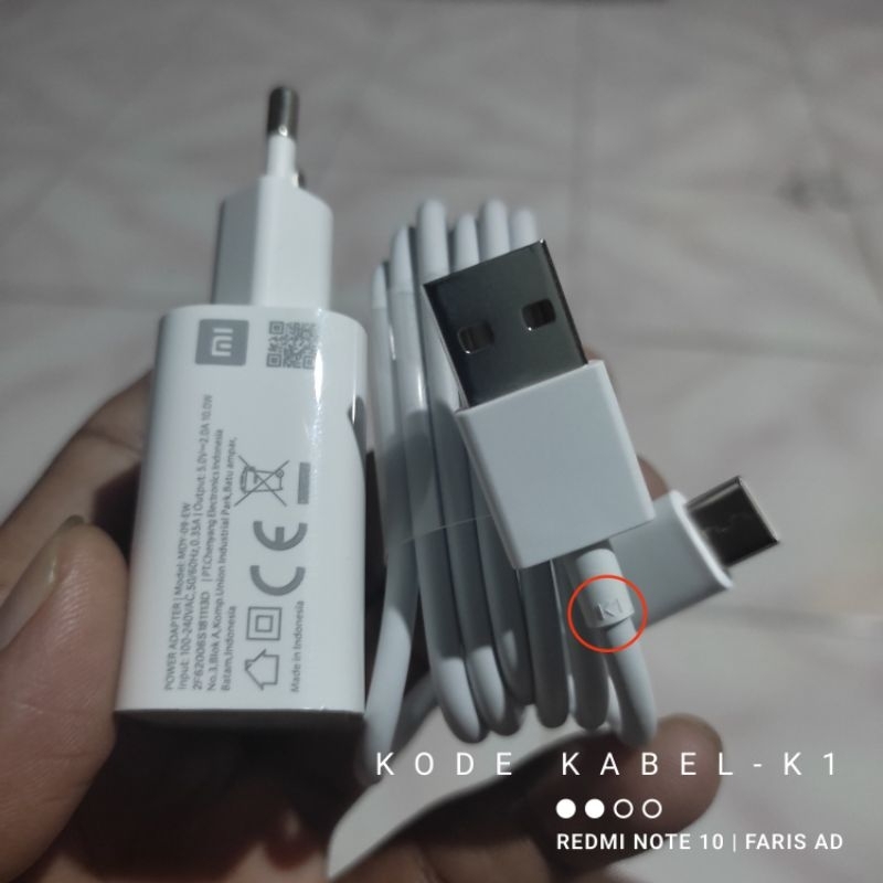 Charger Xiaomi Note 7 8 Redmi 8 9 Original Asli Copotan