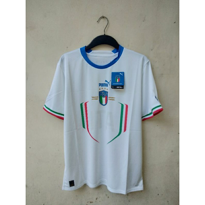 Jersey Baju Bola Italy Italia Away 2022 Original Replika Puma BNIP Baru