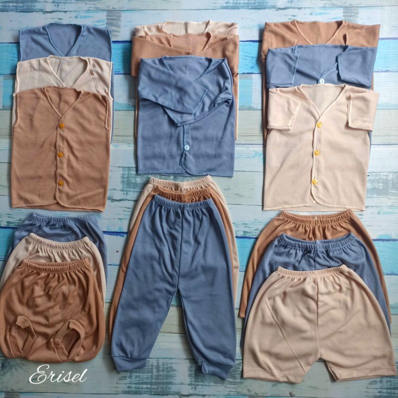 18 Pcs Paket Hemat Baju Bayi Baru Lahir Set Newborn