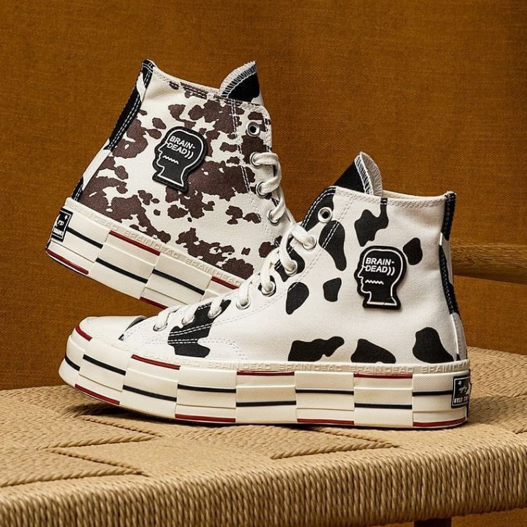 CONVERSE 70’s HI X BRAIN DEAD “COW PRINT” ORIGINAL 100%