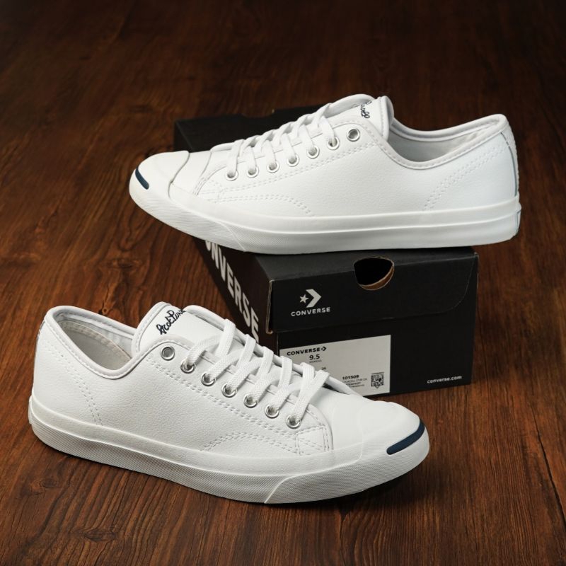 Sepatu Converse Jack pursell Leather White