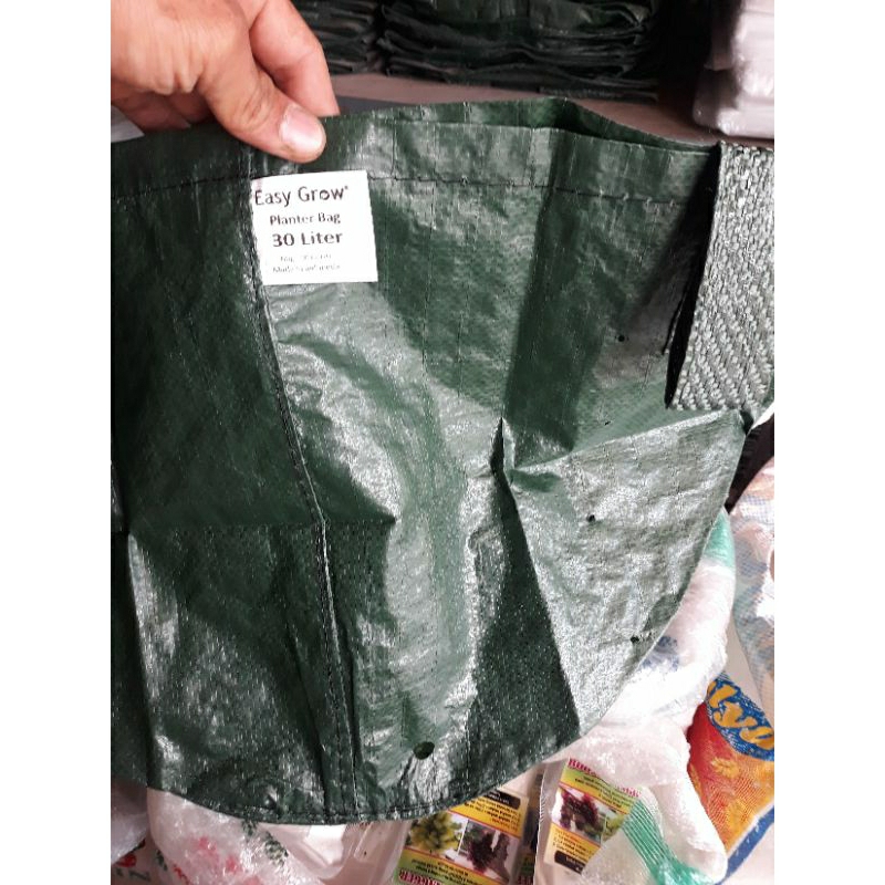planter bag hijau ukuran 30liter