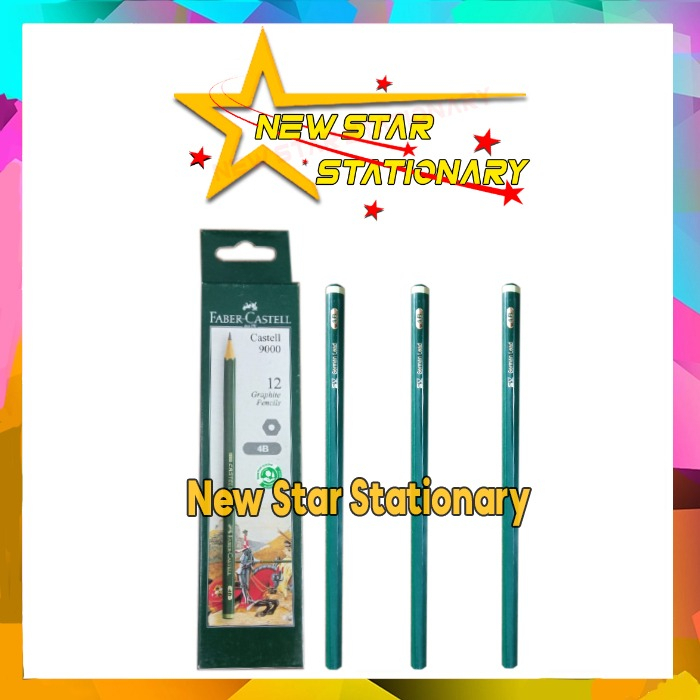 

Pensil Faber Castell 4B/Pcs