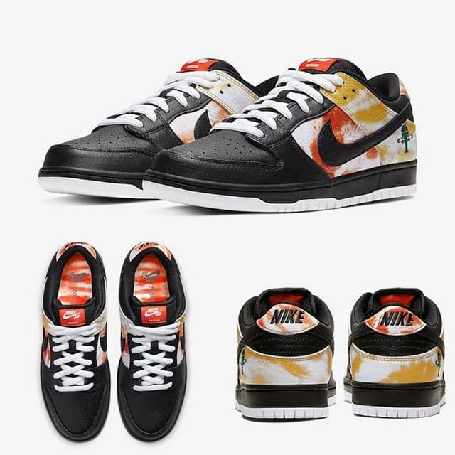 SB DUNK LOW RAYGUN TIE DYE BLACK BQ6832-001
