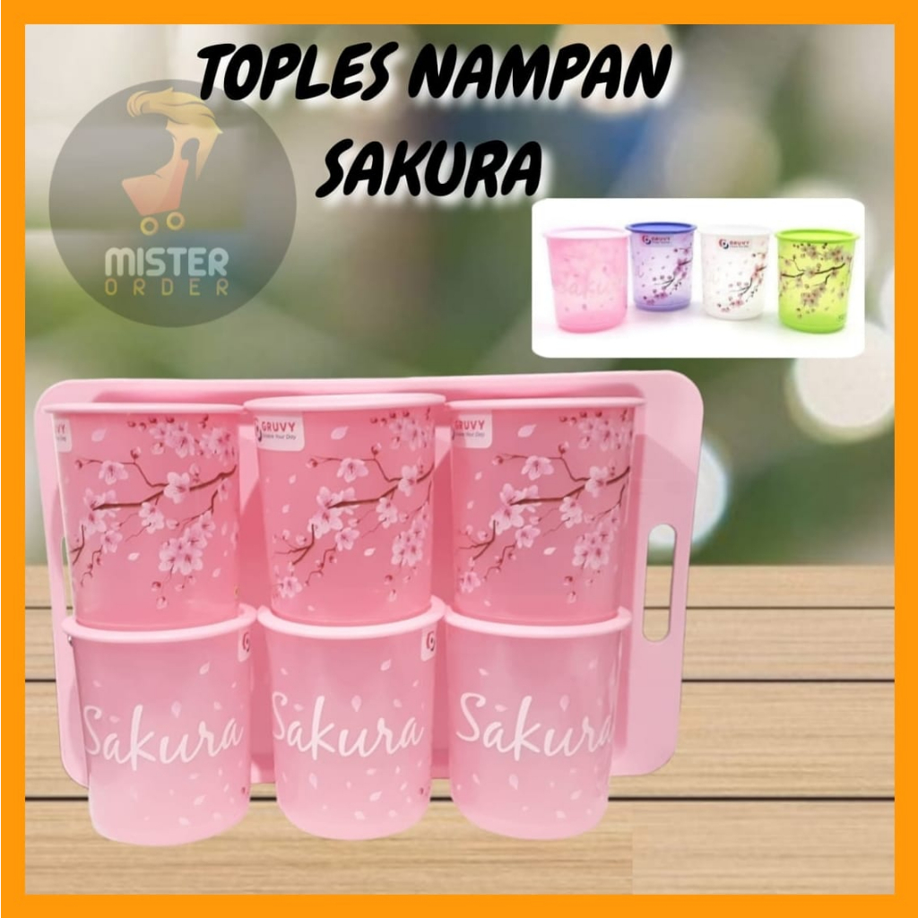 [COD] TOPLES SAKURA SET NAMPAN 6in1 - TOPLES TONAM