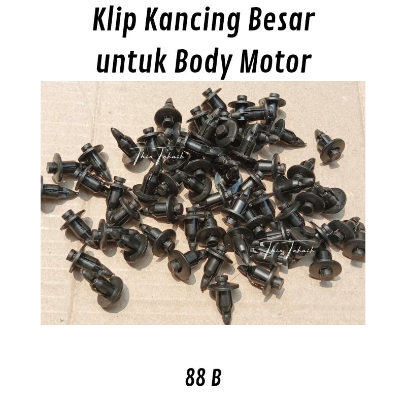 Klip Kancing Body Motor Klip Rivet Besar untuk Body Motor