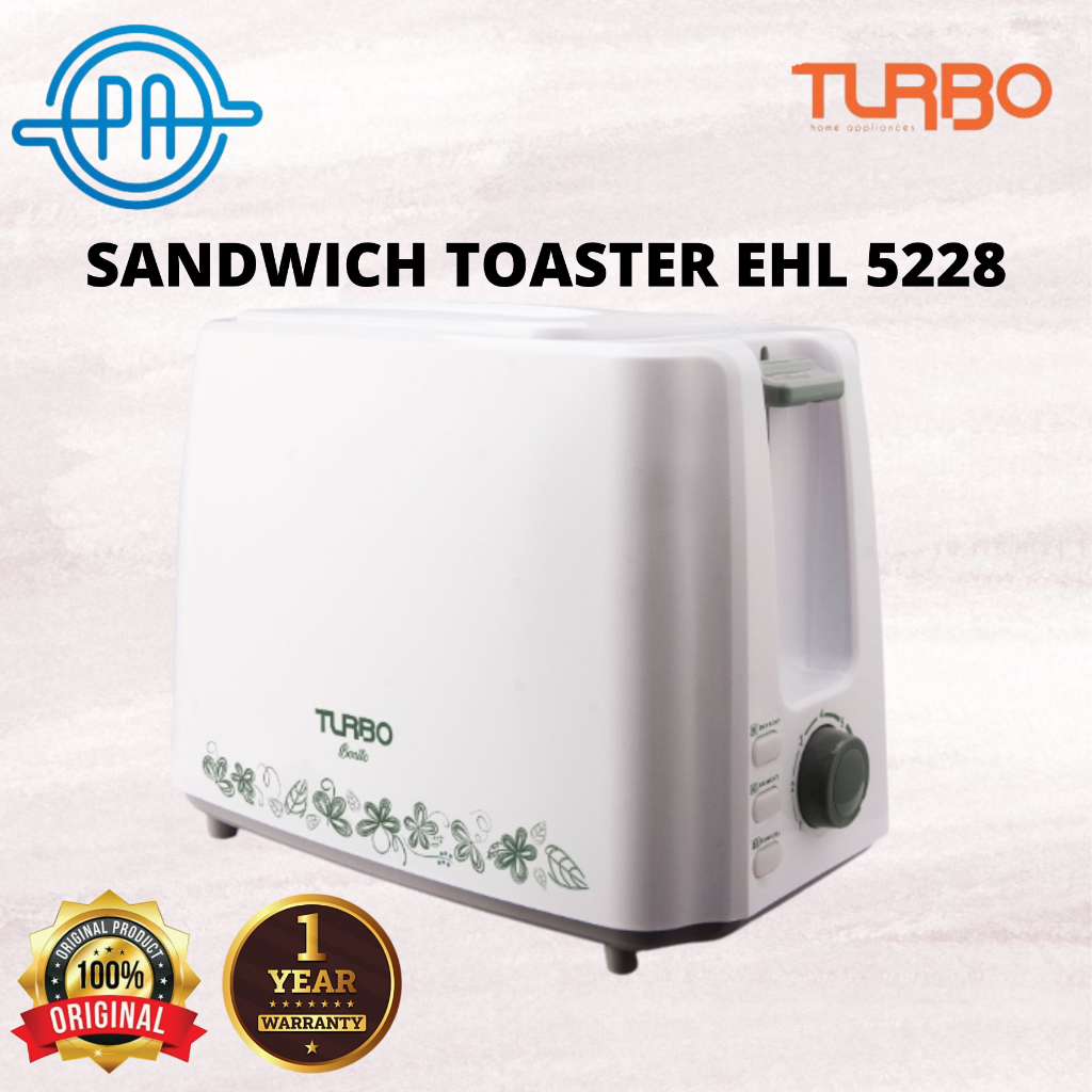 SANDWICH TOASTER EHL 5228 TURBO PEMANGGANG ROTI