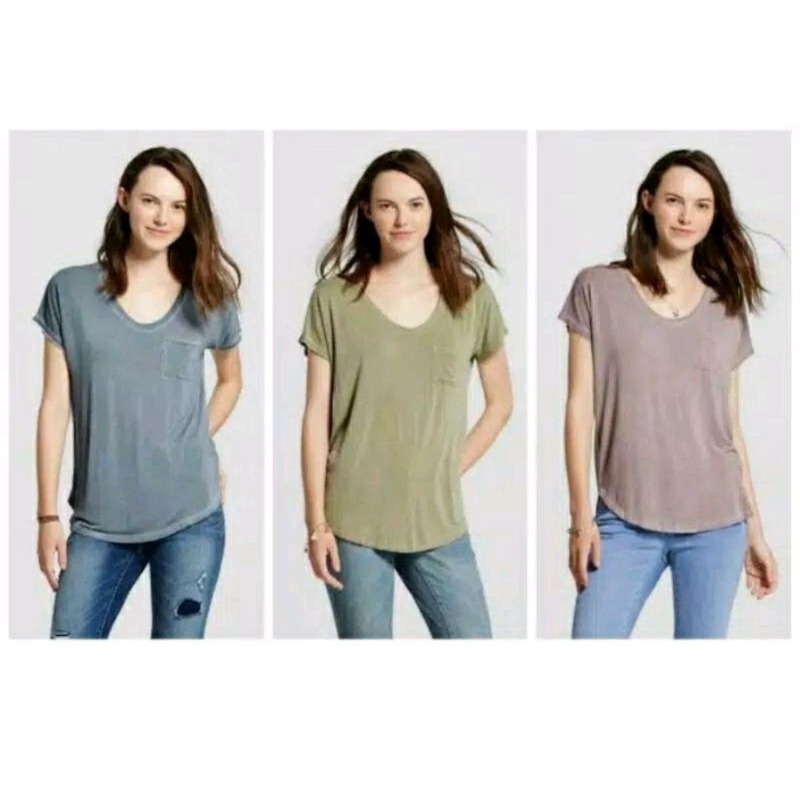 Kaos polos bigsize by mossimo basic sweater uniqlo Ld 110 120 130 140 sisa export