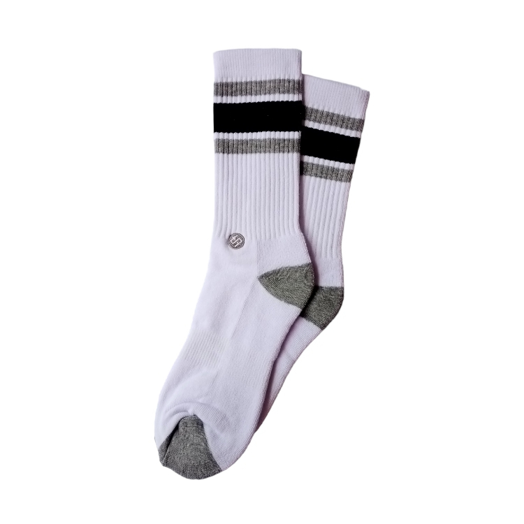 KAOS KAKI SOCKS POLOS SKATE OLDSCHOOL SPORT MOTIF CASUAL STRIP PUTIH ABU HITAM POLOS