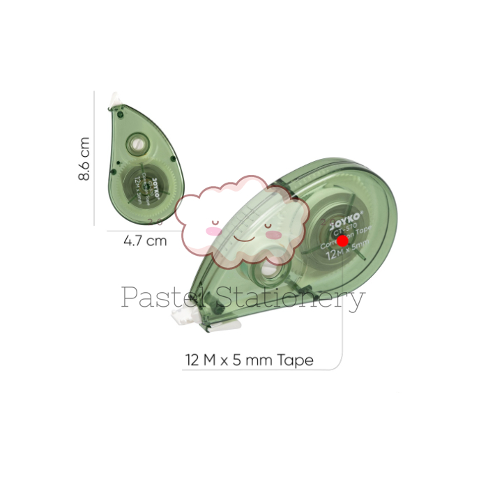 Correction Tape Tip X - Tip Ex Kertas Roll Joyko CT-570