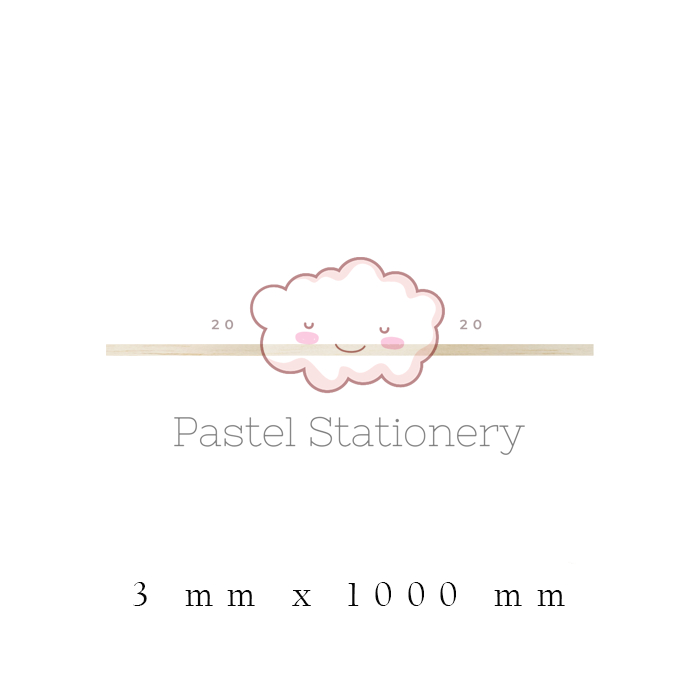 Kayu Balsa Stik 3mm - Balsa Stick 3 mm - Bahan Maket Khusus Gosend